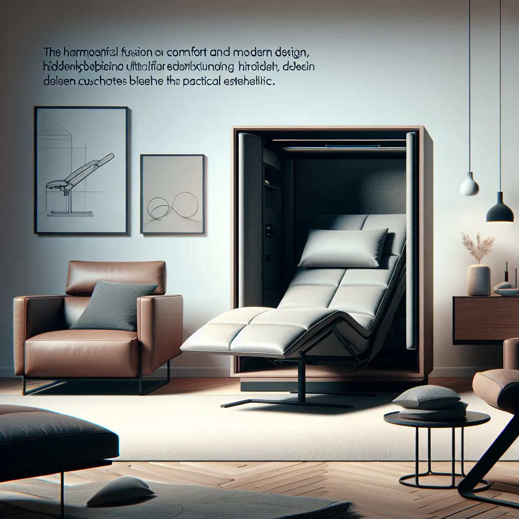 Fotel z funkcją spania łączący komfort i nowoczesny design